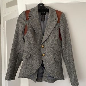 Smythe Rifle-Patch Equestrian Blazer